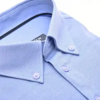 Korte mouw shirt met polosluiting van ledûb maten 42