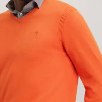 Katoenen v-hals van State of Art maten: XL-XXL