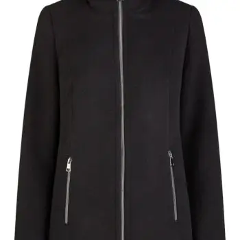 zwarte coat van barbara lebek maat: 44