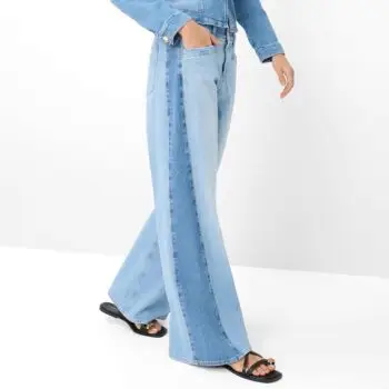 wide leg jeans van brax maat: 40-44