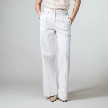 wide leg broek van label dot maten: 38