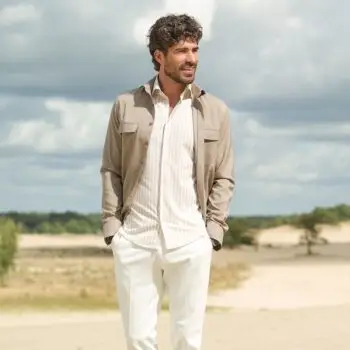 overshirt van ledub maat: XL