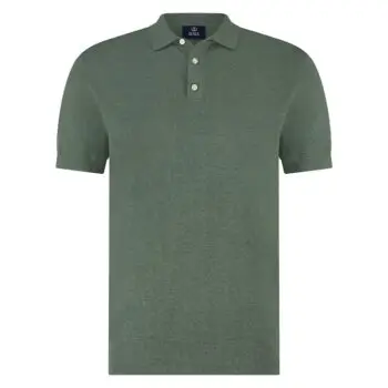 knitted polo van Marco Manzini maat: L