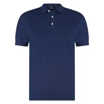 knitted polo van Marco Manzini maat: L