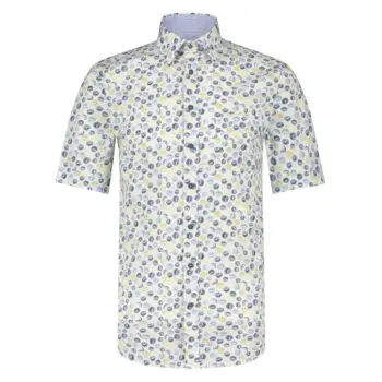 shirt met korte mouw van marco manzini maat L