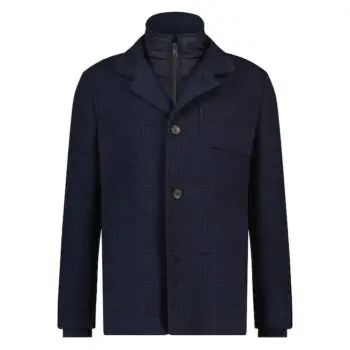 korte wollen coat van Marco Manzini maat: 50