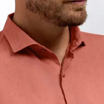 linnen shirt van state of art maat: L