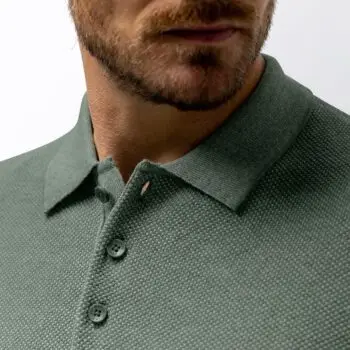 knitted polo van state of art maat: XXL