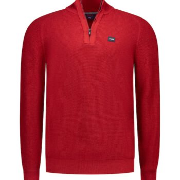 red halfzip trui van NZA