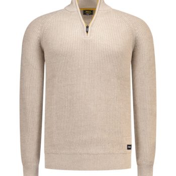 halfzip trui van NZA sand
