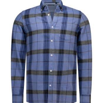 blauw ruiten shirt van NZA