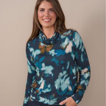 shirt met hangcol van Roberto Sarto